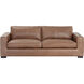 Baylor Marseille Camel Leather Sofa